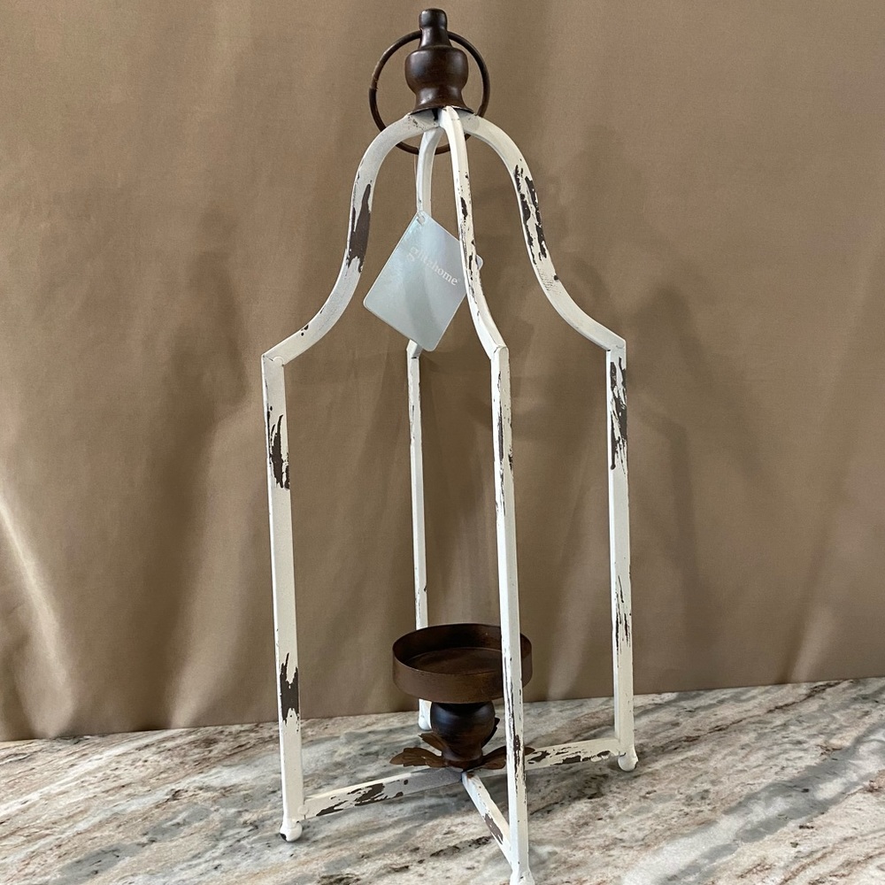Glitzhome Large Farmhouse Rustic Metal Lantern